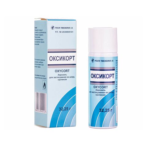 ОКСИКОРТ 9,30 mg/g + 3,10 mg/g спрей за кожа, суспензия х30 мл