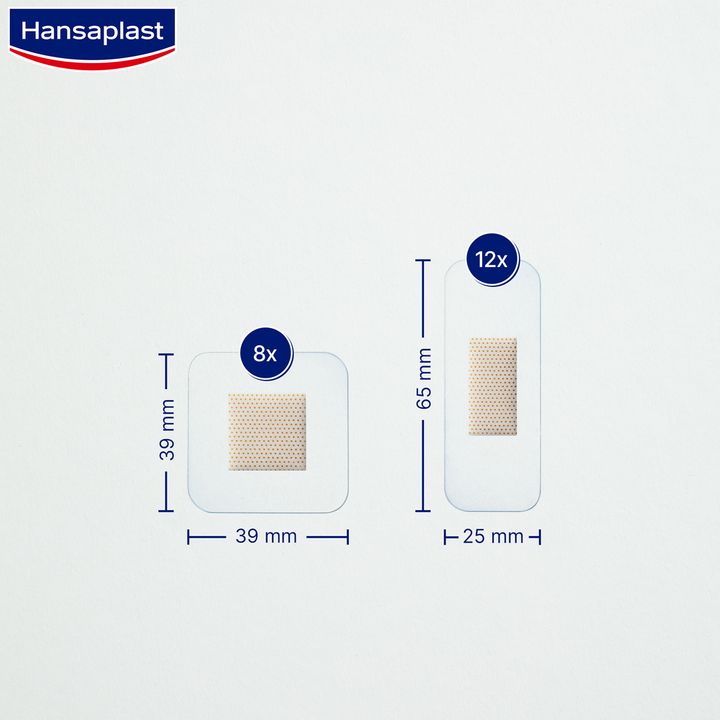Hansaplast Aqua Protect Водоустойчиви пластири за леки наранявания х20 броя