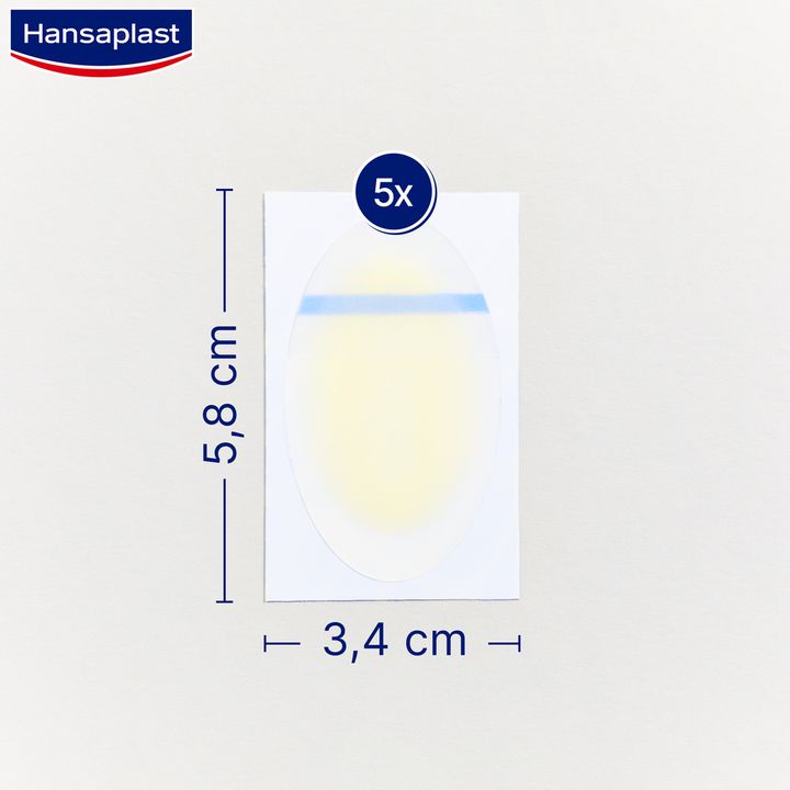 Hansaplast Пластир против мехури х5 броя