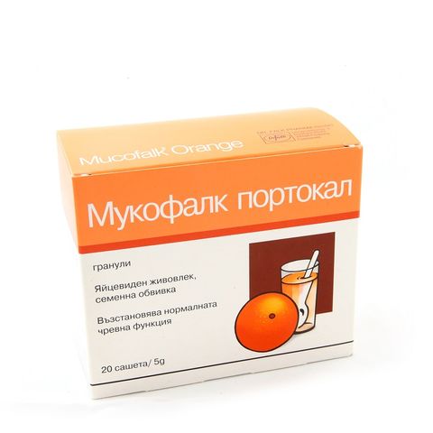 Мукофалк портокал Сашета при запек х20 броя Dr. Falk Pharma