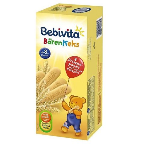 Bebivita бисквитките на Мечо за деца от 8 месеца х180 грама - 1351