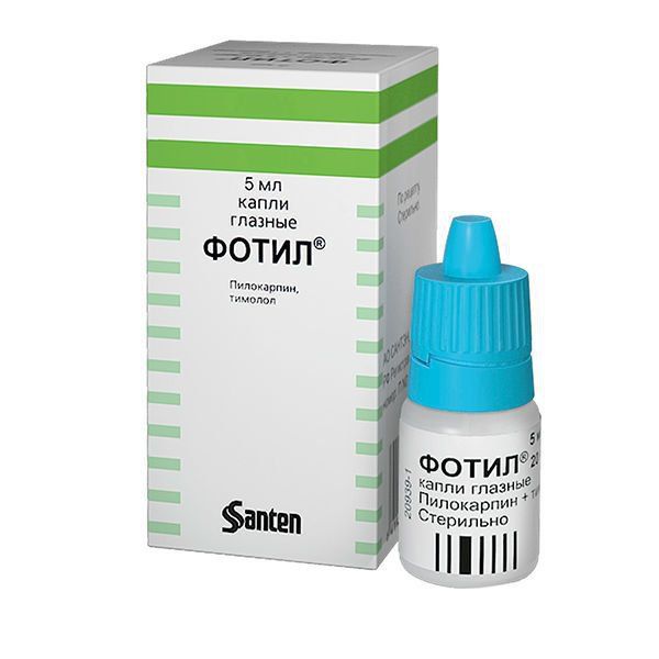 Фотил 20 mg/ 5mg/ ml капки за очи, разтвор
