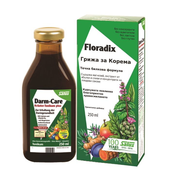 Floradix Грижа за корема Билков еликсир х250 мл