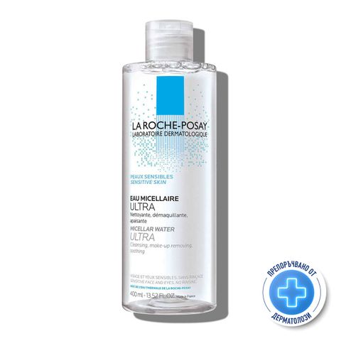 La Roche-Posay Ultra Мицеларна вода за лице за чувствителна кожа x400 мл