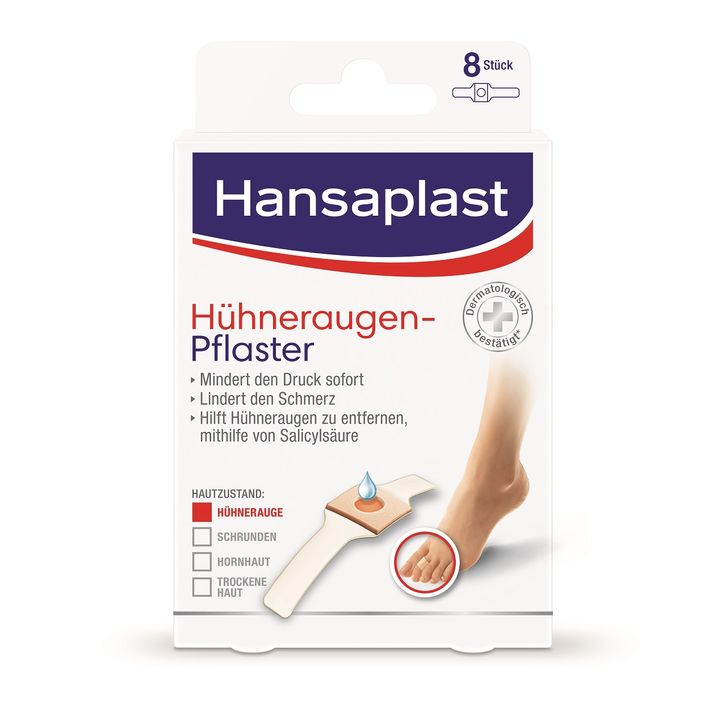 Hansaplast Пластири за мазоли х8 броя