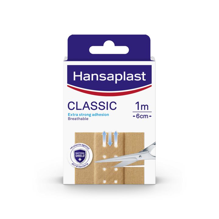 Hansaplast Classic Класически пластир за малки рани 1 м на 6 см х1 брой