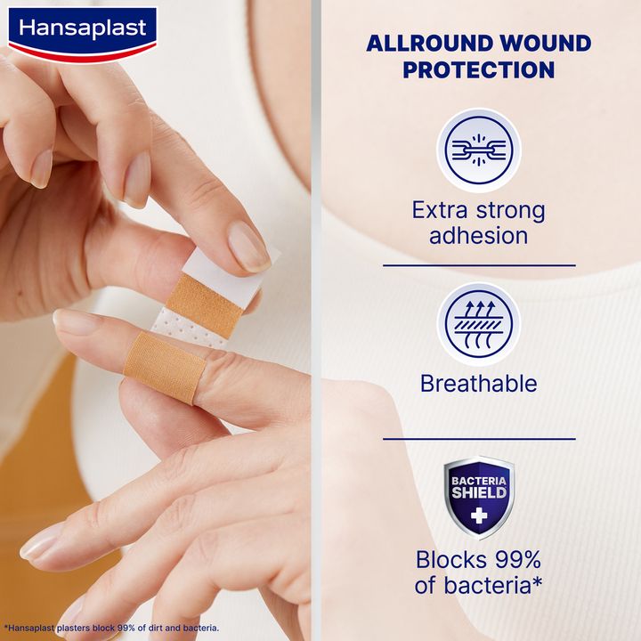 Hansaplast Classic Класически пластир за малки рани 1 м на 6 см х1 брой
