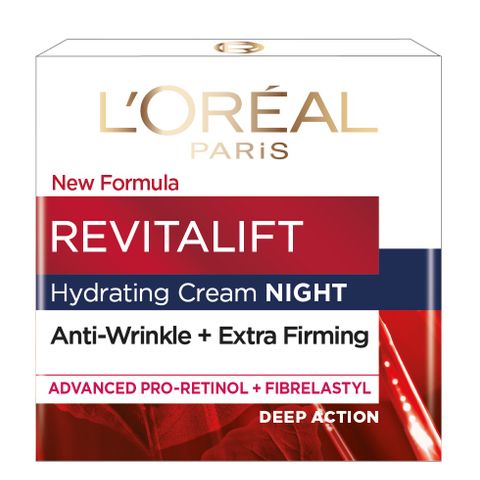 Loreal Paris Revitalift Хидратиращ нощен крем за лице против бръчки х50 мл