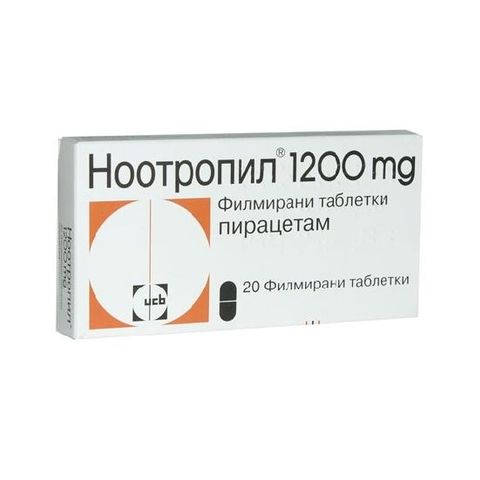 Ноотропил, 1200 мг x20 филмирани таблетки, Беста Мед