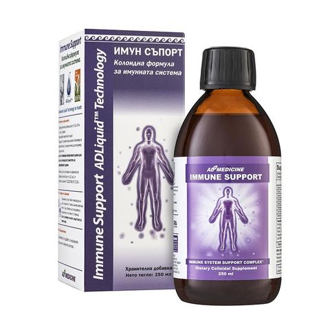 ADLiquid Immune Support Колоидна формула за имунната система х250 мл AD Medicine