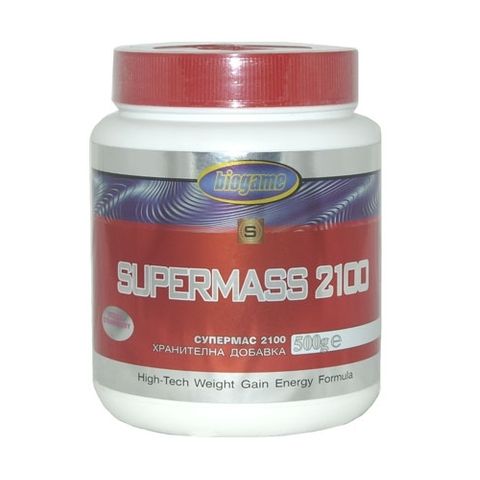 Biogame Supermass 2100 За бързо покачване на маса С аромат на ягода х500 грама
