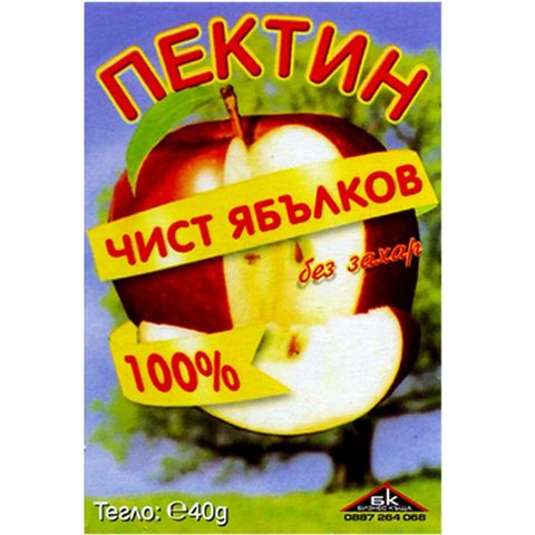 БК Пектин 100% Чист ябълков без захар х40 грама