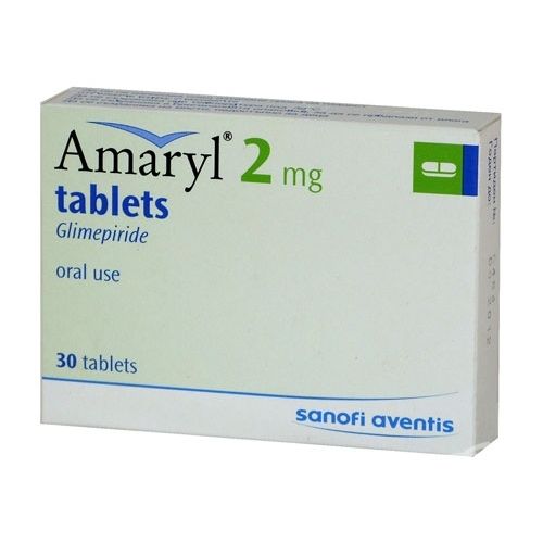 Амарил 2 mg х30 таблетки Sanofi