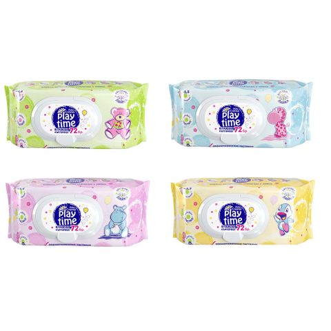 Baby Crema Бебешки мокри кърпи с лайка х72 броя
