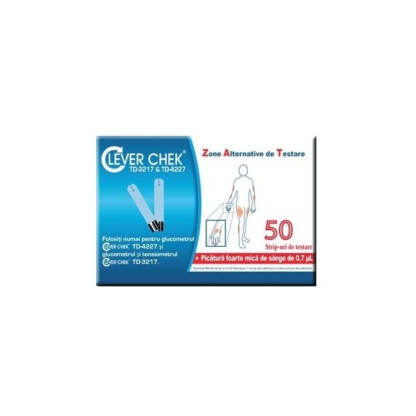 Clever Chek Тест ленти за кръвна захар х50 броя