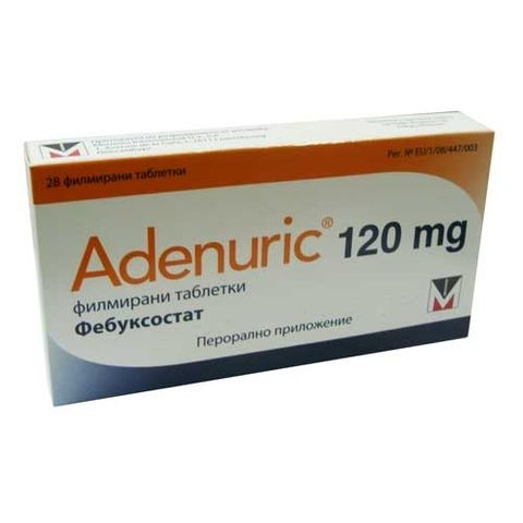 Аденурик 120 mg х28 филмирани таблетки
