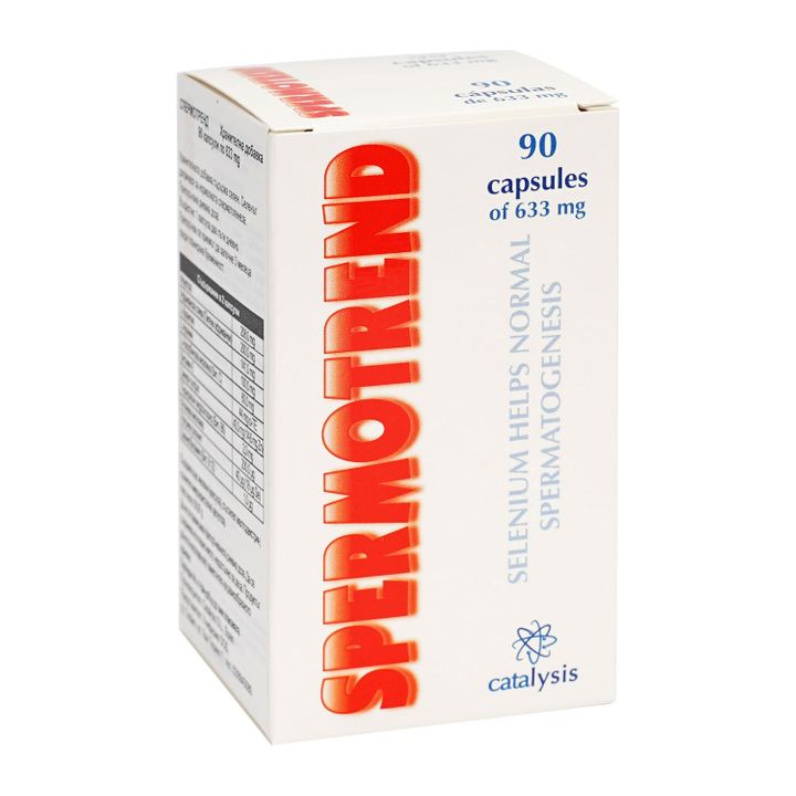 Spermotrend За подобряване оплодителната способност при мъжете, 450 мг x90 капсули Catalysis