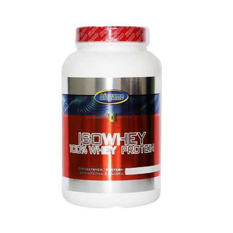 Biogame IsoWhey 100% Суроватъчен Протеин С аромат на банан х250 грама