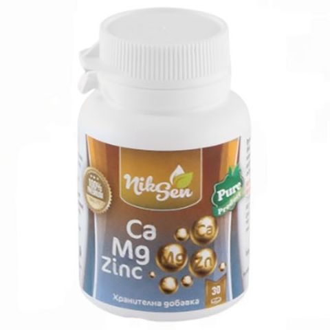 Калций, магнезий и цинк за здрави кости х30 таблетки Herbs Extract