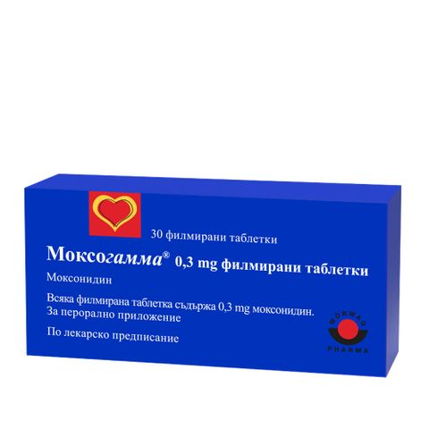 Моксогамма 0,3 mg х30 филмирани таблетки Worwag Pharma