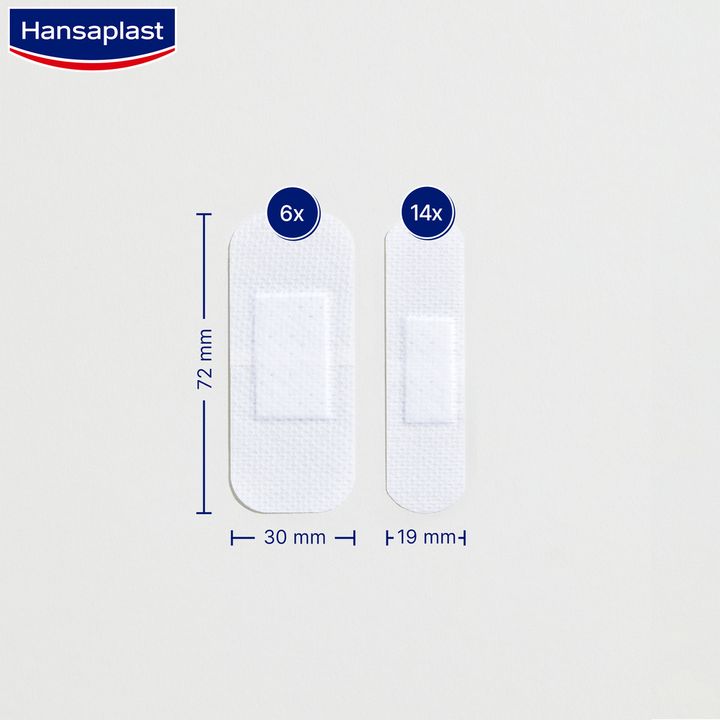 Hansaplast Sensitive Пластир за чувствителна кожа за малки рани х20 броя