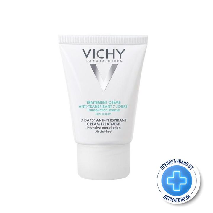 Vichy 7-дневен терапевтичен крем-дезодорант против изпотяване x30 мл