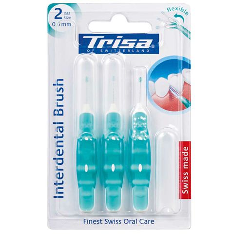 Trisa Interdent Flexible Комплект интердентални четки х2 мм