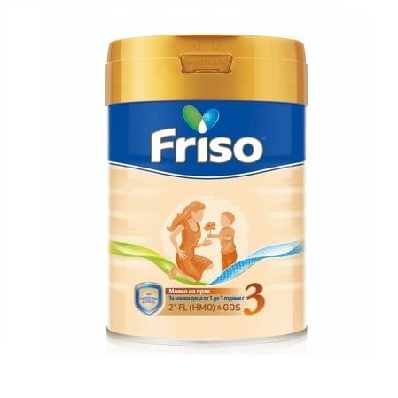 Friso 3 Мляко на прах за малки деца от 1 до 3 годишна възраст x 400 грама