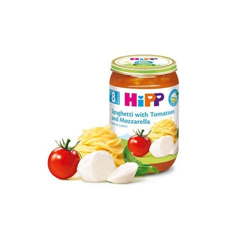 Hipp Спагети с домати и моцарела от 8 месечна възраст х220 грама - 6400