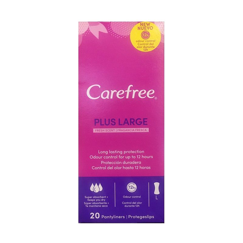 Carefree Plus Large Дамски eжедневни превръзки х20броя