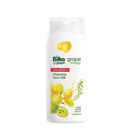 Bilka Grape Energy Hyaluron + Почистващо мляко за лице с екстракт от бяло грозде х200 мл