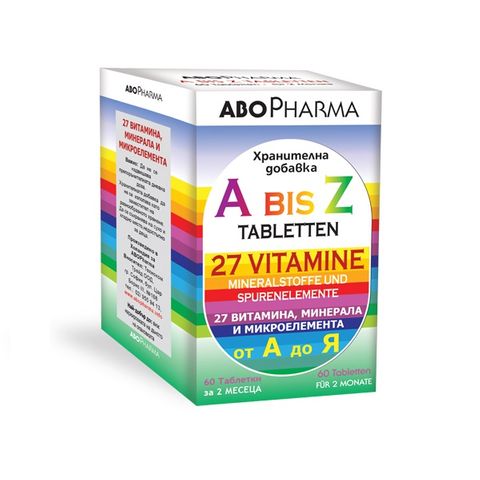 Витамини и Минерали от А до Я x60 таблетки - AboPharma