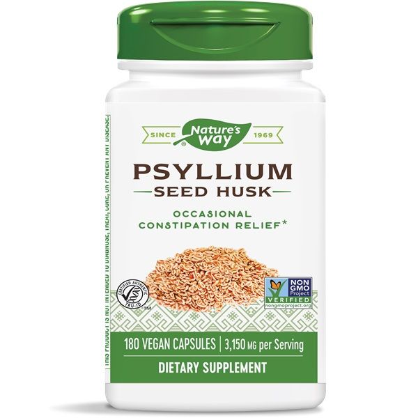 Псилиум Хуск 525мг х180 капсули Nature's Way