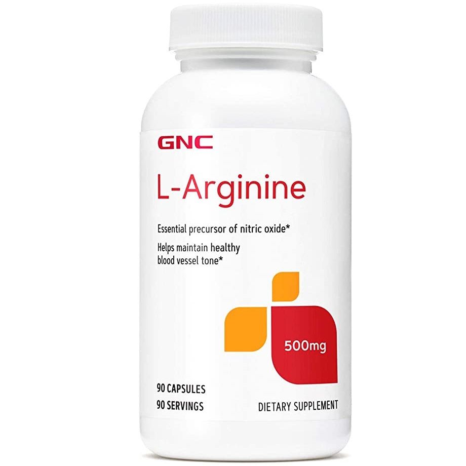 GNC LArginine ЛАргинин 500 мг х90 капсули