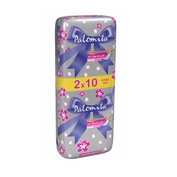 Palomita Thin & Soft Duo Дамски превръзки х20 броя