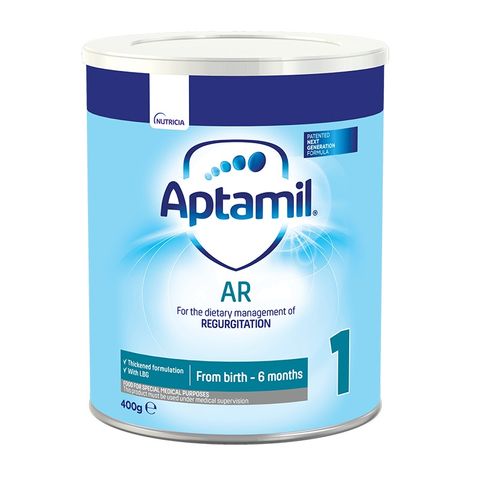 Aptamil AR 1 Храна за специални медицински цели за диетотерапия при регуритации за кърмачета от раждането до 6-месечна възраст х400 грама