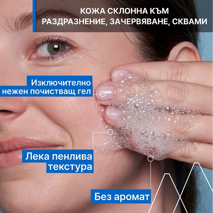 Uriage D.S. Регулиращ измиващ гел за раздразнена кожа x150 мл