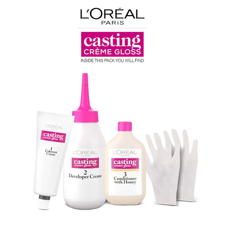 Loreal Paris Casting Creme Gloss Боя за коса x120 мл, 323 Dark Chocolate