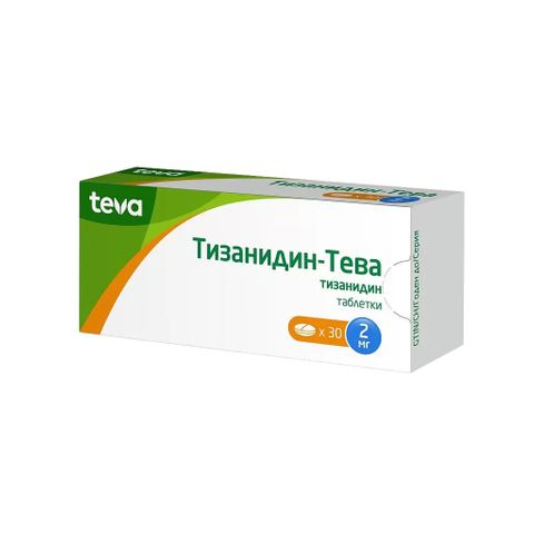 Тизанидин-Тева 2 mg х50 таблетки