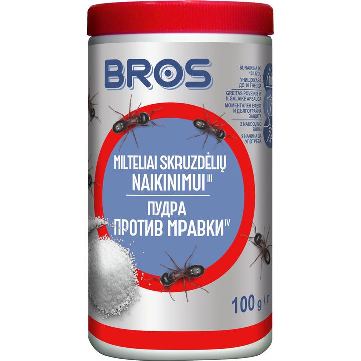Bros Пудра против мравки х100 гр