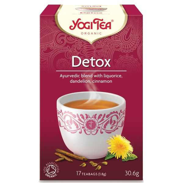 Yogi Tea Detox Био чай за детоксикация х17 пакетчета