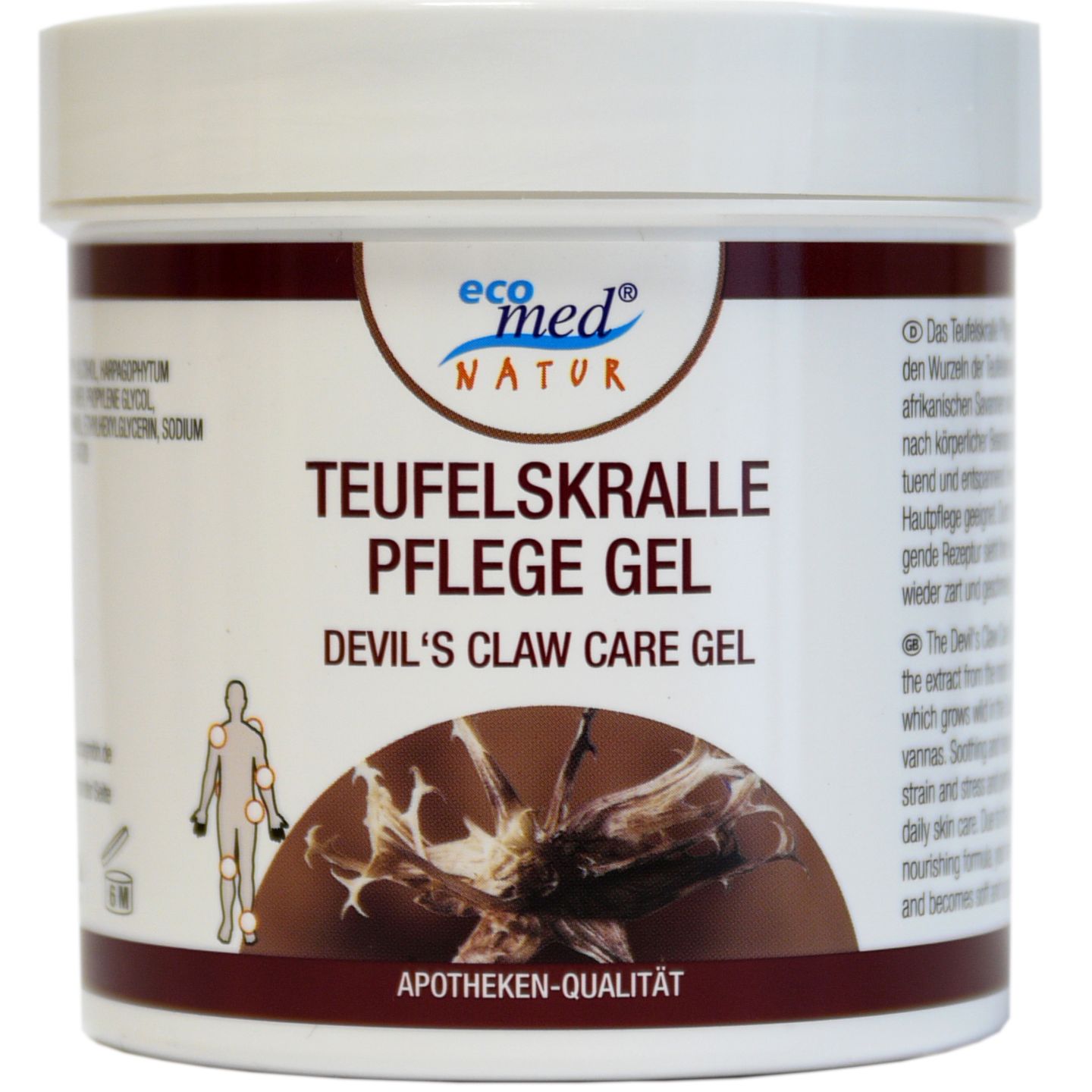 Ecomed Natur Масажен гел за тяло с дяволски нокът х220 мл