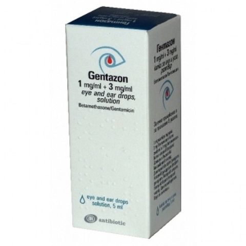 Гентазон 1 mg/ml + 3 mg/ml капки за очи и уши, разтвор