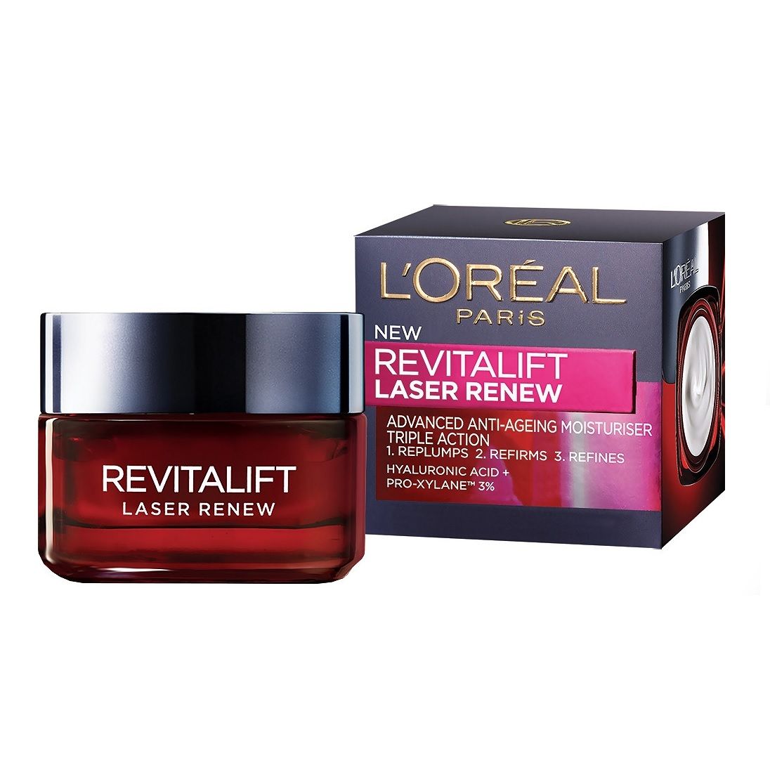 Loreal Revitalift Laser Дневен крем за лице против бръчки x50 мл