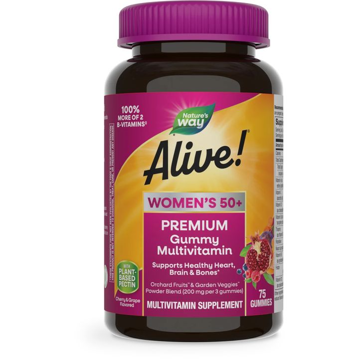 Alive Мултивитамини за жени над 50 години х75 желирани таблетки Nature's Way