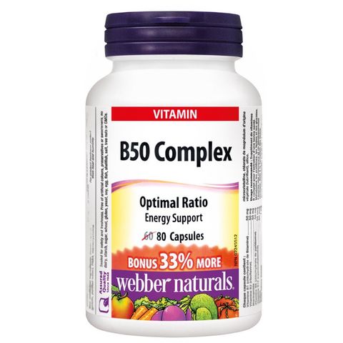 Webber Naturals В50 Комплекс х80 капсули