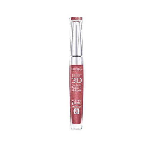 Bourjois Effet 3D Хидратиращ гланц за устни с блясък, 03 Brun Rose Academic