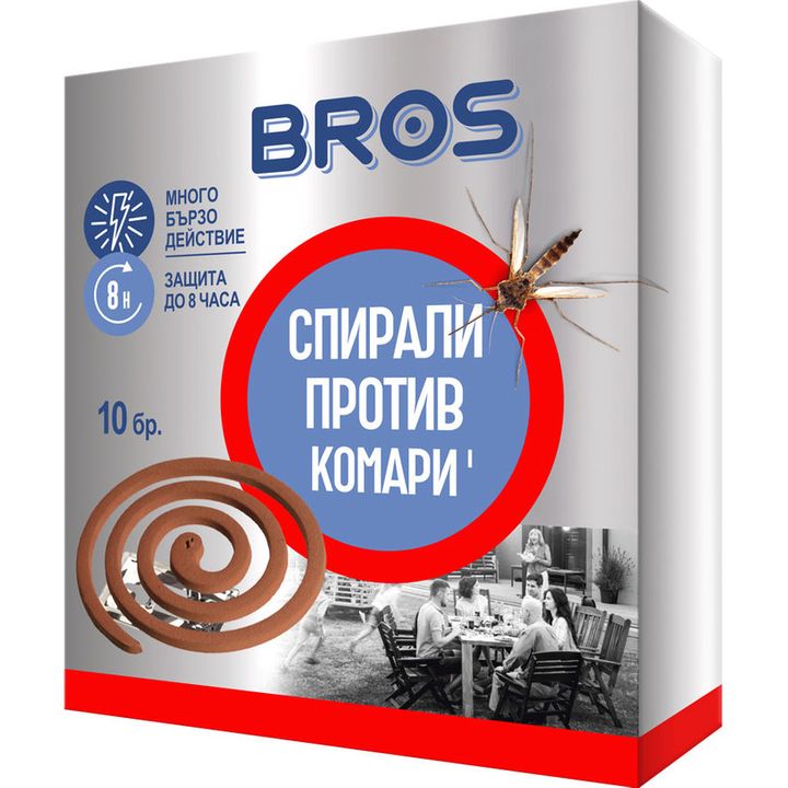 Bros Спирала против комари х10 броя