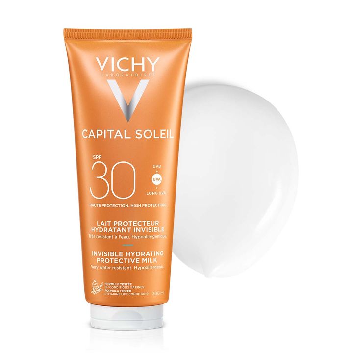 Vichy Capital Soleil Хидратиращо мляко за лице и тяло SPF30 x300 мл
