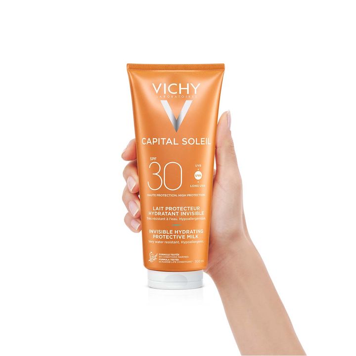 Vichy Capital Soleil Хидратиращо мляко за лице и тяло SPF30 x300 мл
